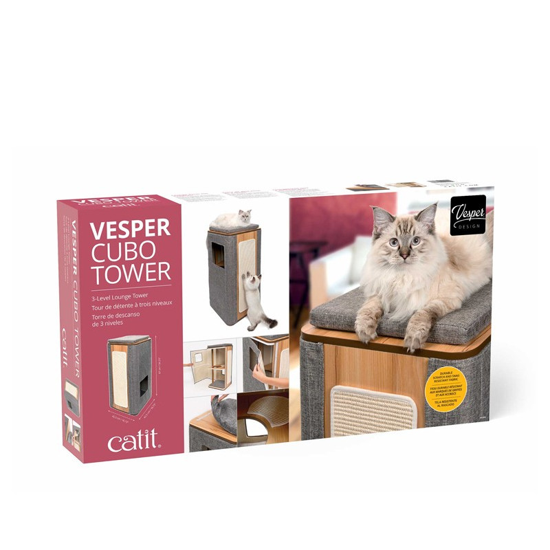 Vesper Cubo Tower Best for Pets