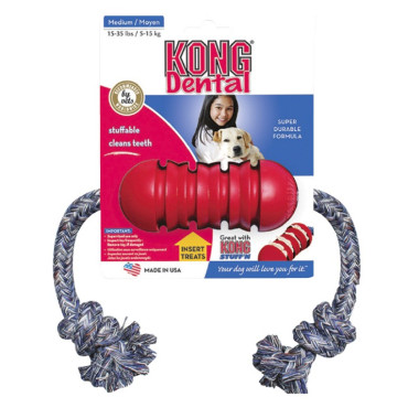 KONG DENTAL TOY WITH ROPE
