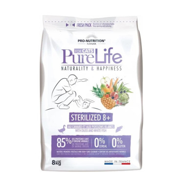 PURE LIFE FOR CATS STERILIZED 8+