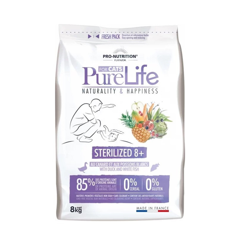 PURE LIFE FOR CATS STERILIZED 8+