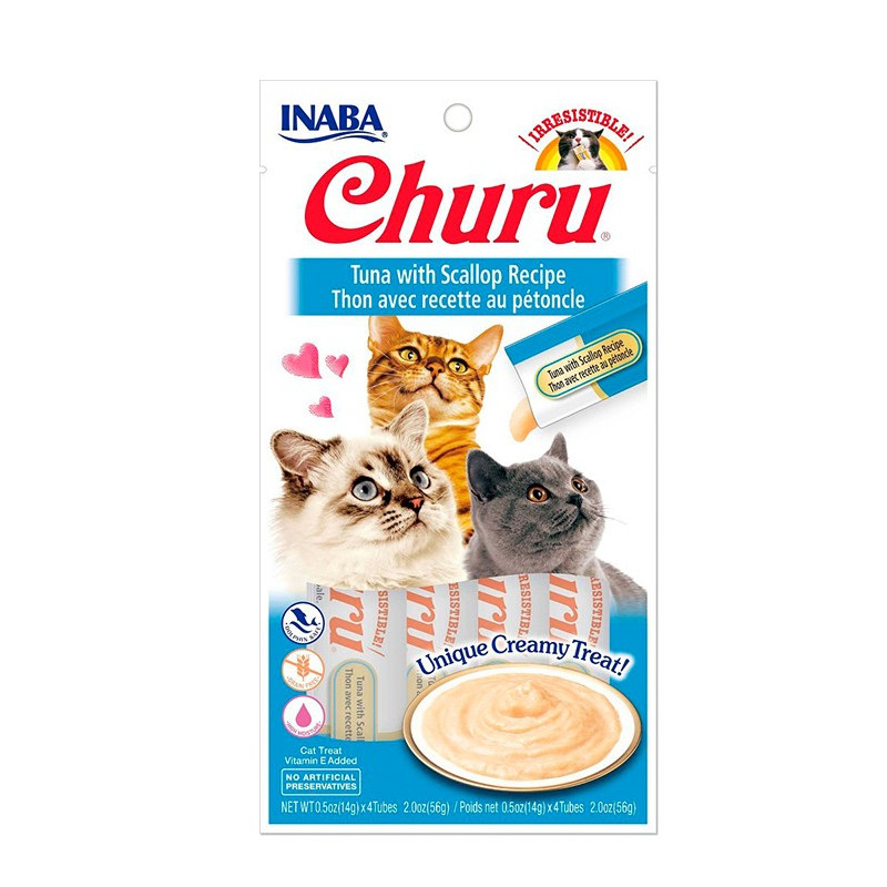 CIAO CHURU™ TUNA CON OSTIONES