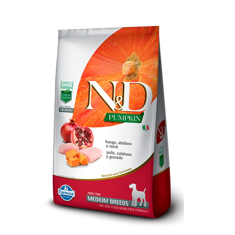 N&D PUMPKIN CANINE ADULT MEDIUM
