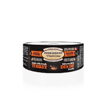 OVEN BAKED TURKEY PATÉ CANNED CAT FOOD