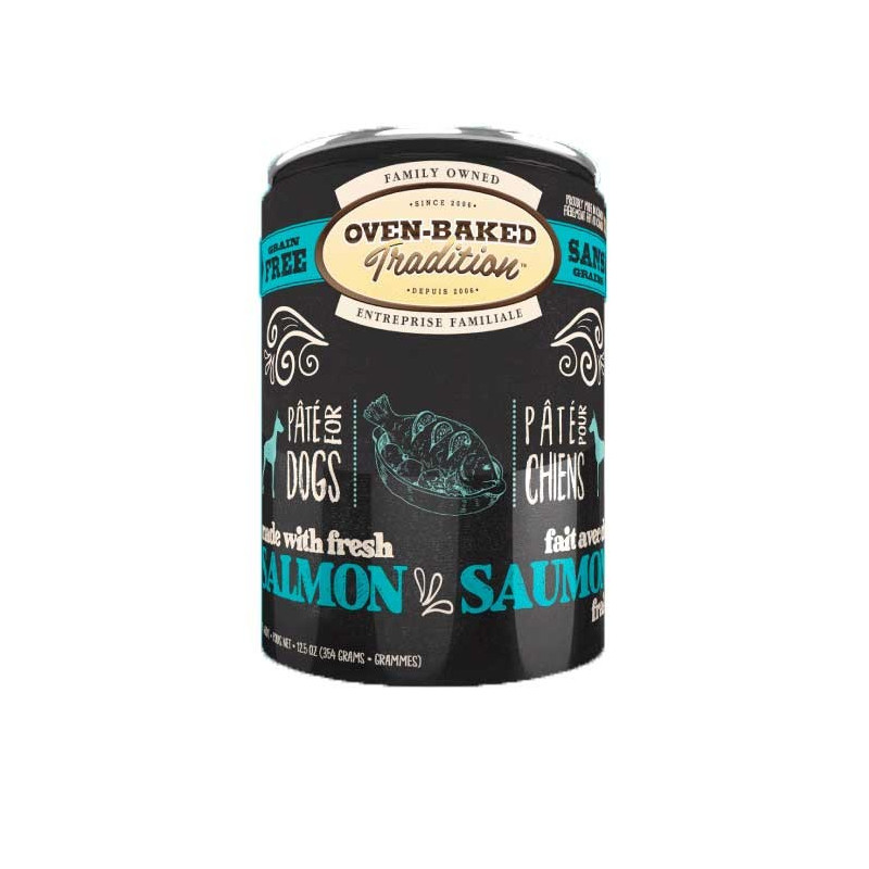 OVEN BAKED SALMON PATÉ CANNED DOG FOOD