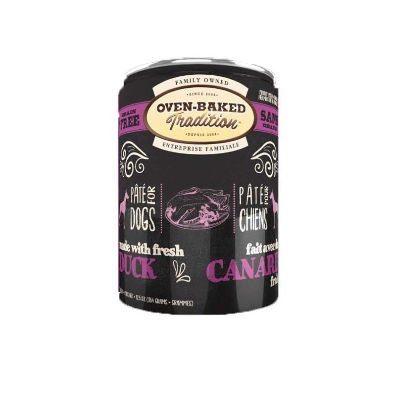 OVEN BAKED DUCK PATÉ CANNED DOG FOOD