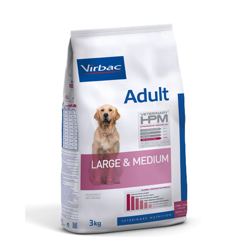 VIRBAC HPM ADULT DOG LARGE & MEDIUM