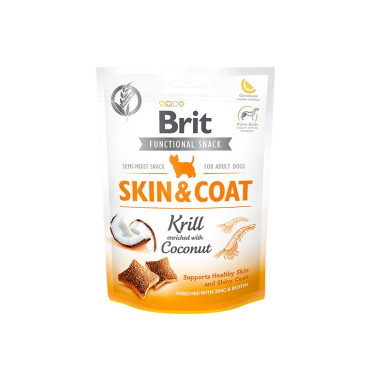 BRIT CARE FUNCTIONAL SNACK SKIN & COAT KRILL