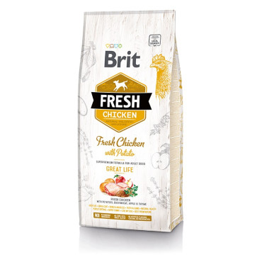 BRIT FRESH CHICKEN WITH POTATO ADULT GREAT LIFE