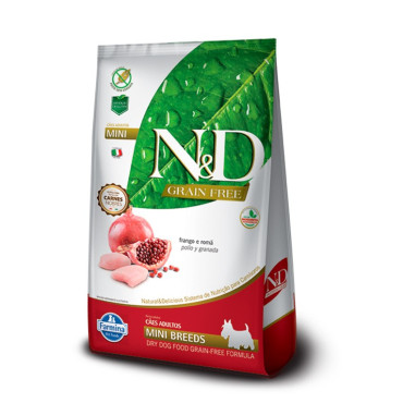 N&D ADULT MINI BREEDS - POLLO Y GRANADA