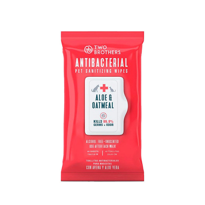 TWO BROTHERS ANTIBACTERIAL WIPES