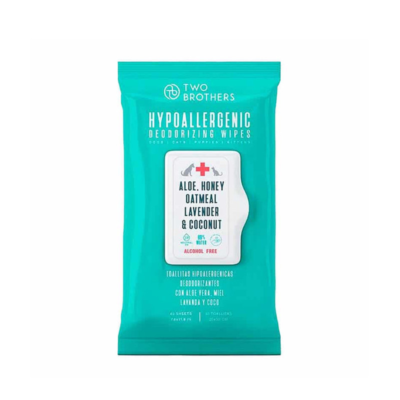 TWO BROTHERS HYPOALLERGENIC WIPES