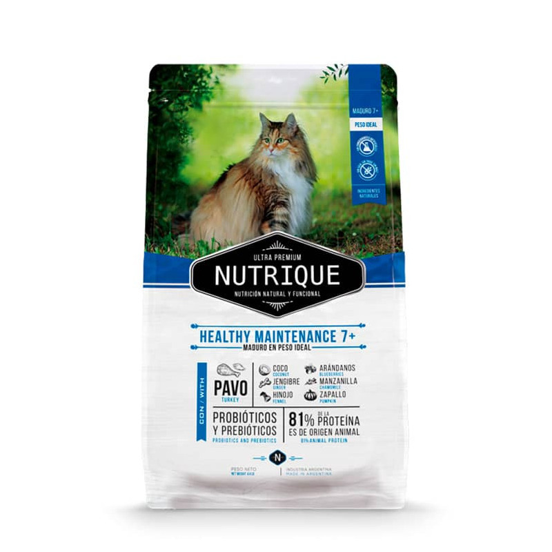 NUTRIQUE ADULT 7+ CAT HEALTHY MAINTENANCE