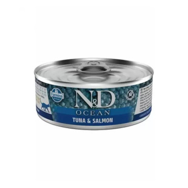 N&D OCEAN FELINE TUNA AND SALMON WET FOOD