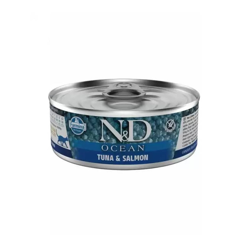 N&D OCEAN FELINE TUNA AND SALMON WET FOOD