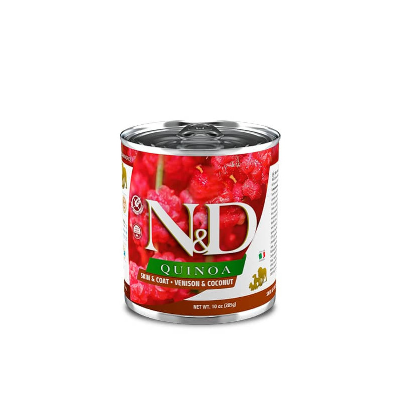 N&D QUINOA CANINE VENISON AND COCONUT - WET FOOD