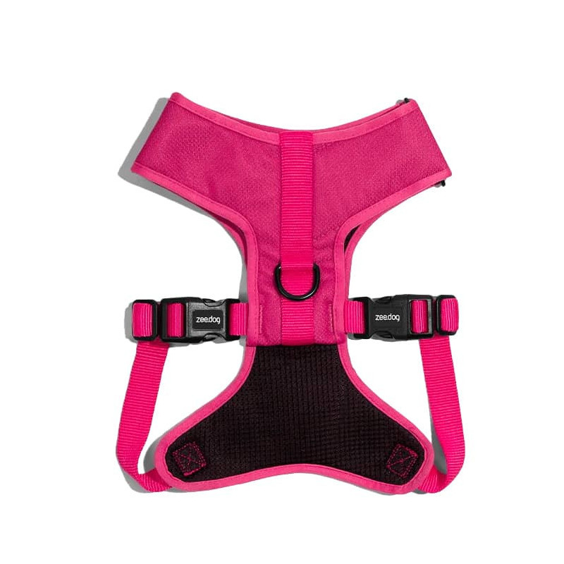 Zee.Dog Pink LED Adjustable Mesh Plus Harness Best for Pets