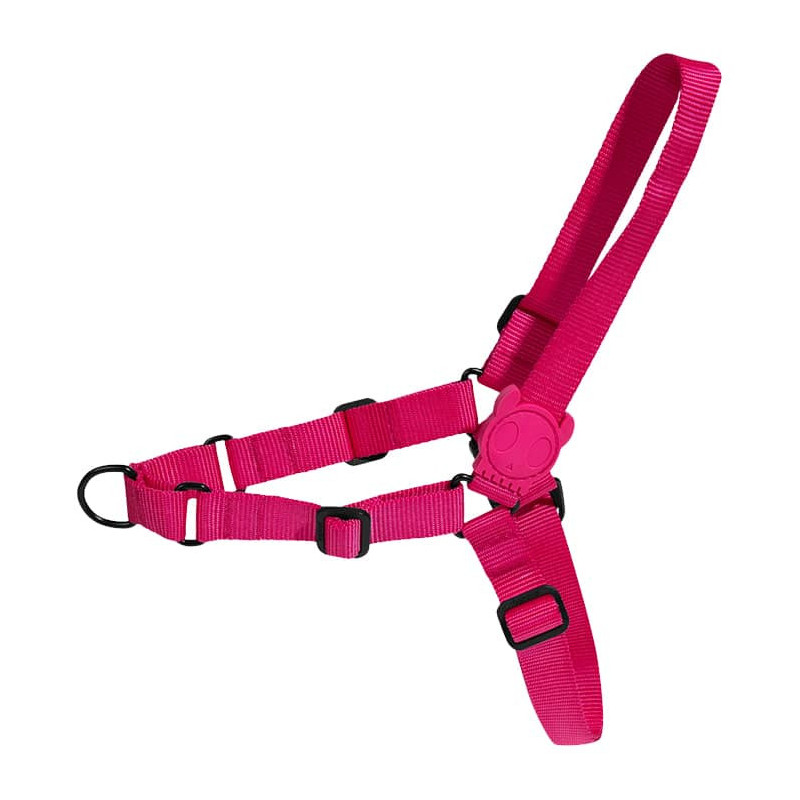 ZEE.DOG PINK LED SOFT-WALK DOG HARNESS