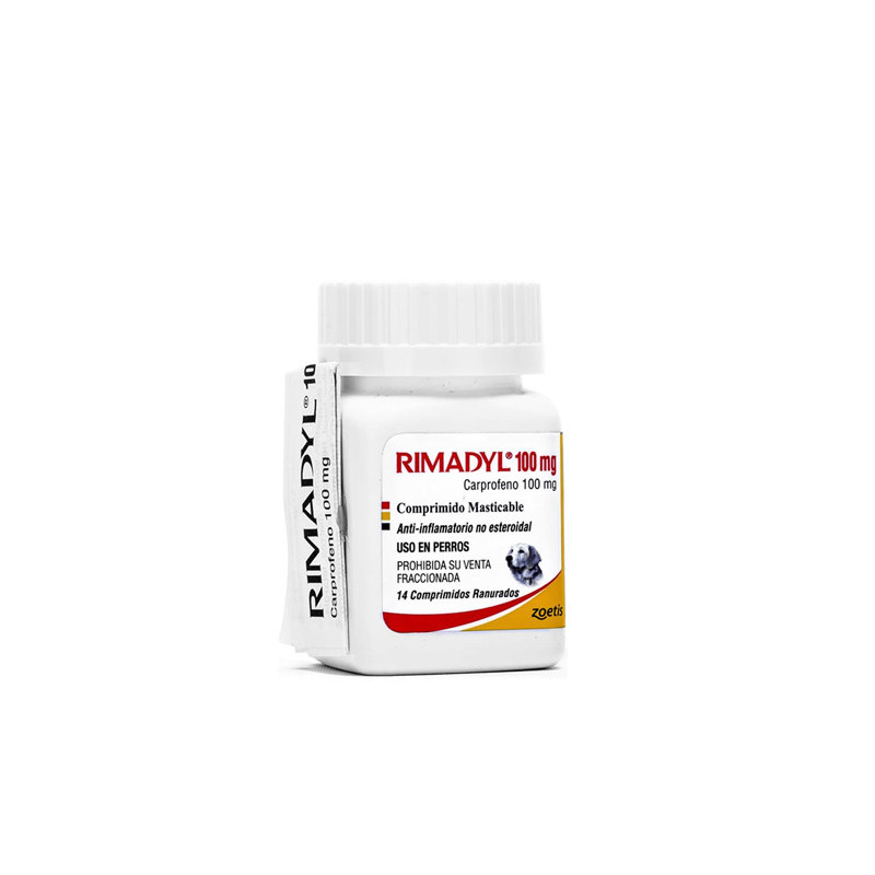 RIMADYL 100MG - 14 TABLETAS