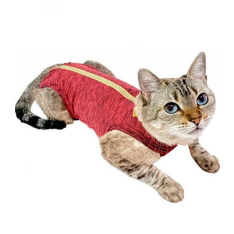 PET MED ROPA POSTQUIRÚRGICA ROSADA PARA GATOS
