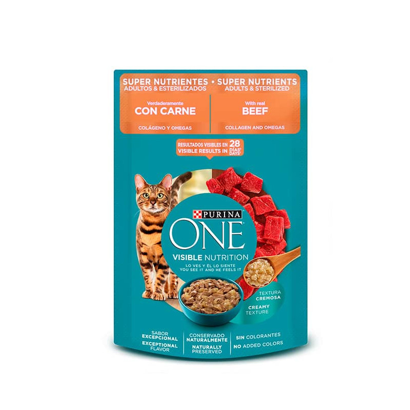 PURINA ONE ALIMENTO HÚMEDO - SÚPERNUTRIENTES