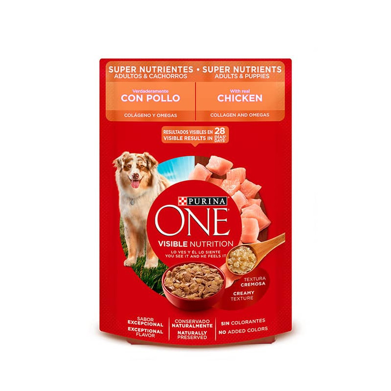 PURINA ONE ALIMENTO HÚMEDO PERROS - MULTI NUTRIENTES