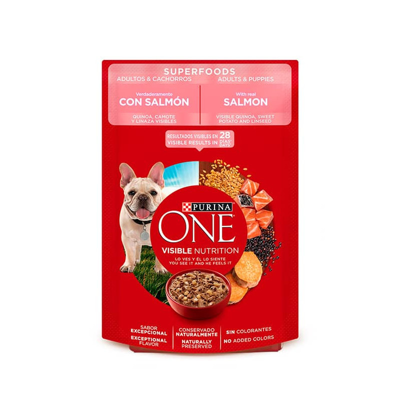 PURINA ONE ALIMENTO HÚMEDO PERROS - SUPERFOODS