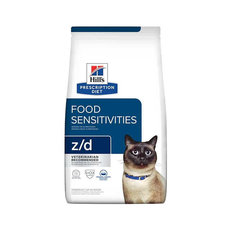 HILL´S PRESCRIPTION DIET Z/D FOOD SENSITIVITIES FELINO