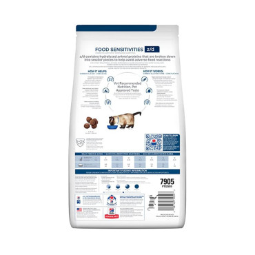 HILL&acute;S PRESCRIPTION DIET Z/D FOOD SENSITIVITIES FELINO
