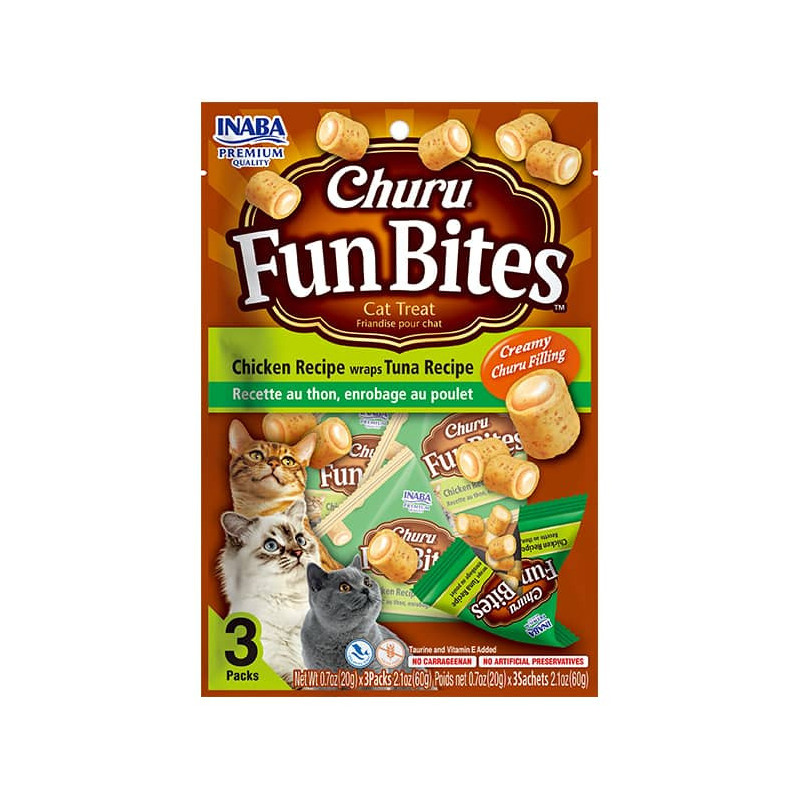 CHURU™ FUN BITES POLLO CON ATÚN