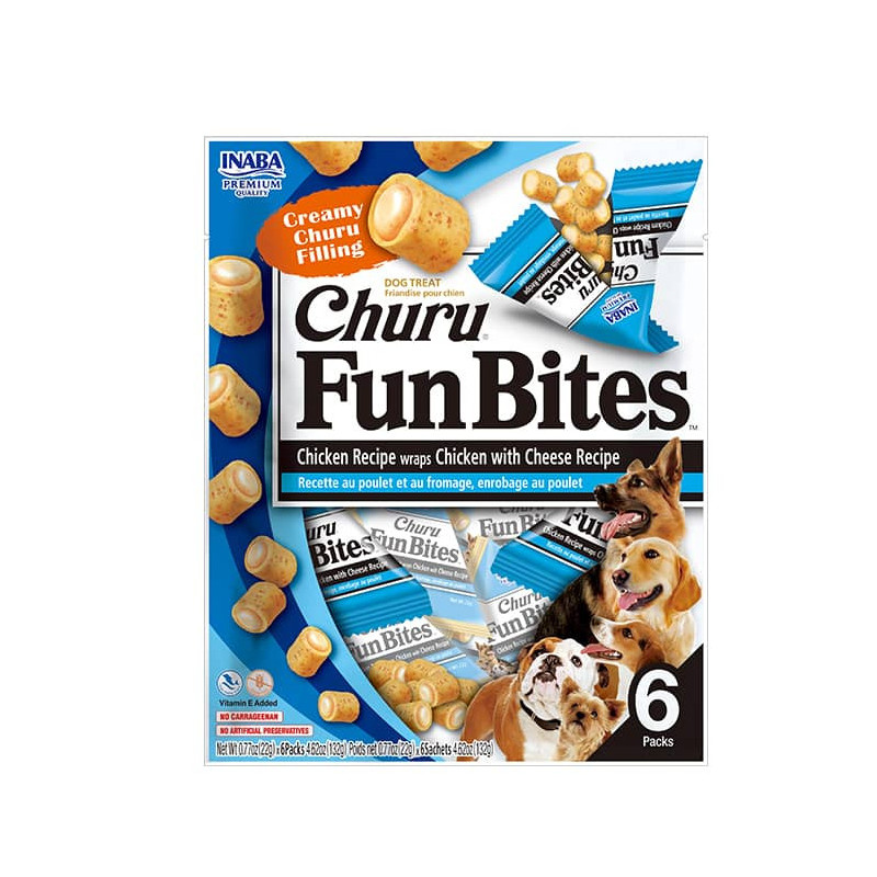 DOG CHURU™ FUN BITES POLLO Y QUESO