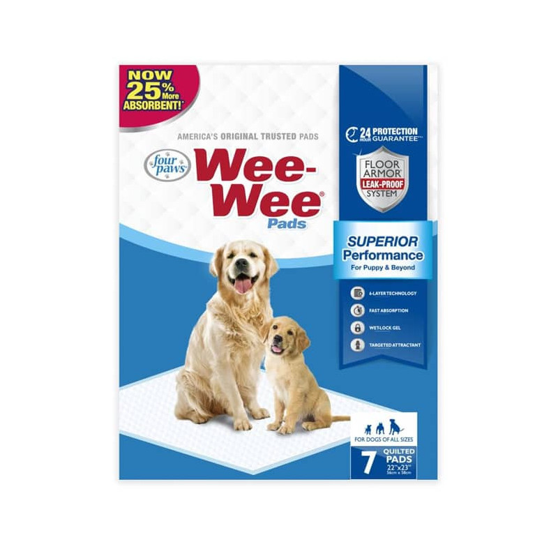 WEE-WEE® SUPERIOR PERFORMANCE DOG PEE PADS