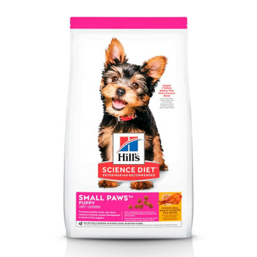 HILL´S SCIENCE DIET PUPPY SMALL PAWS CHICKEN MEAL, BARLEY & BROWN RICE RECIPE