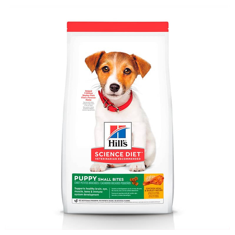 HILL´S SCIENCE DIET PUPPY SMALL BITES CHICKEN & BARLEY RECIPE