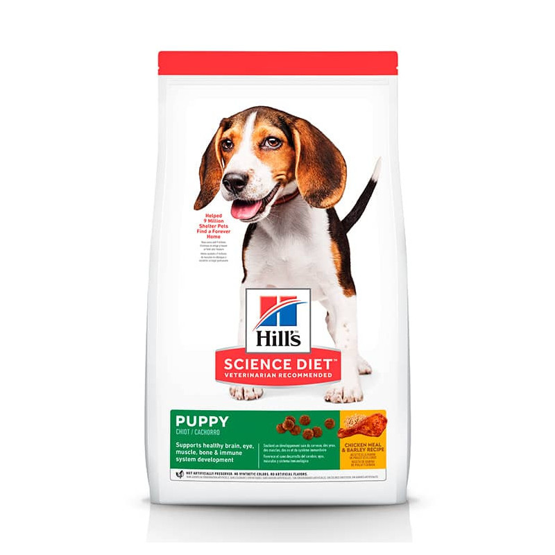 HILL´S SCIENCE DIET PUPPY CHICKEN MEAL & BARLEY RECIPE