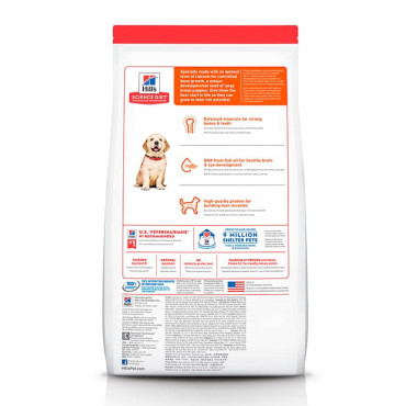 HILL&acute;S SCIENCE DIET PUPPY LARGE BREED CHICKEN & OATS RECIPE