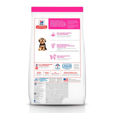 HILL&acute;S SCIENCE DIET ADULT SMALL PAWS CHICKEN MEAL & RICE RECIPE