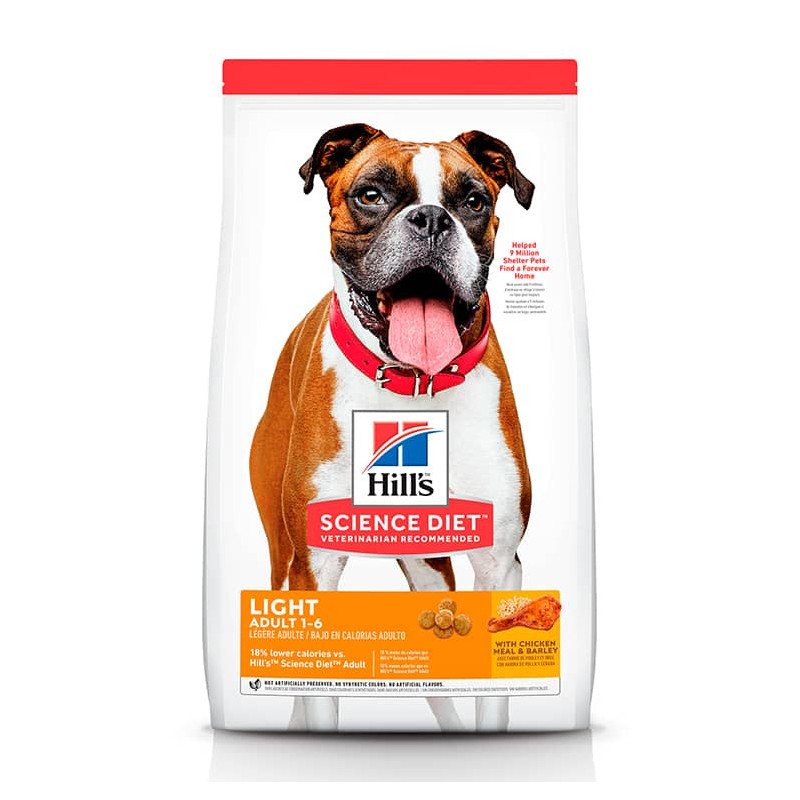 HILL´S SCIENCE DIET ADULT LIGHT CHICKEN & BARLEY RECIPE