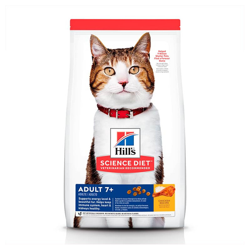 HILL´S SCIENCE DIET ADULT 7+ CHICKEN RECIPE FELINO