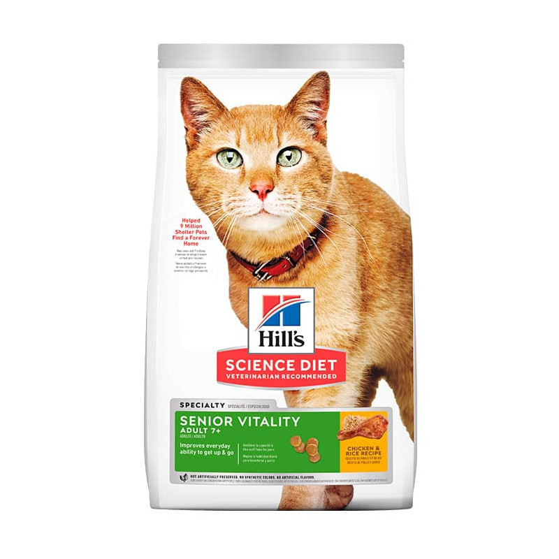 HILL´S SCIENCE DIET SENIOR VITALITY ADULT 7+ FELINO