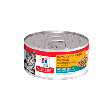 HILL&acute;S SCIENCE DIET ADULT INDOOR FELINO LATA