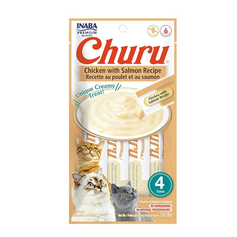 CIAO CHURU™ POLLO CON SALMÓN