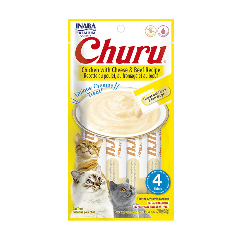 CIAO CHURU™ POLLO CON QUESO Y CARNE