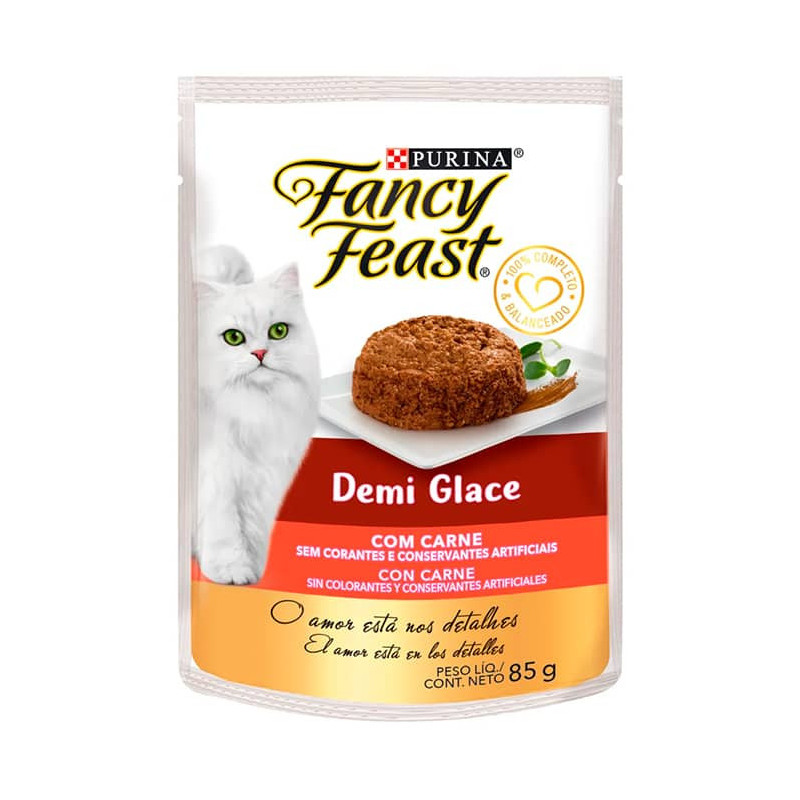 FANCY FEAST DEMI GLACE CARNE POUCH