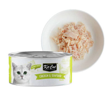 KIT CAT DEBONED CHICKEN & SEAFOOD TOPPERS LATA