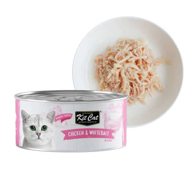 KIT CAT DEBONED CHICKEN & WHITEBAIT TOPPERS LATA