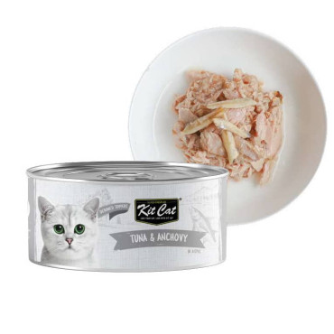KIT CAT DEBONED TUNA & ANCHOVY TOPPERS LATA