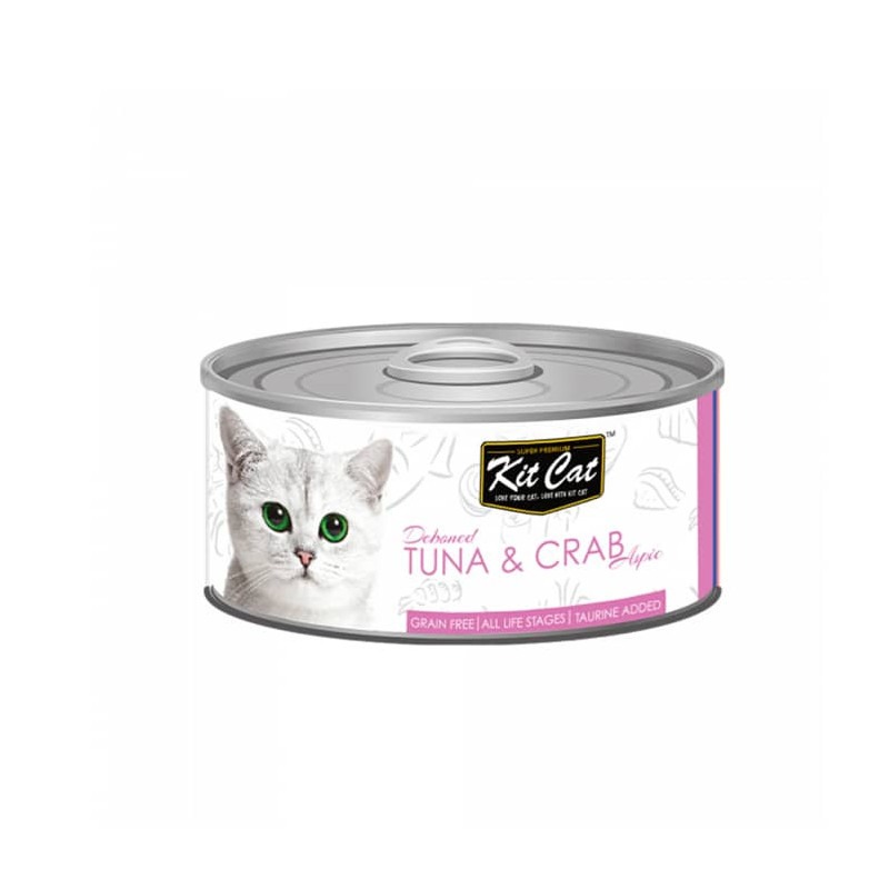 KIT CAT DEBONED TUNA & CRAB TOPPERS LATA
