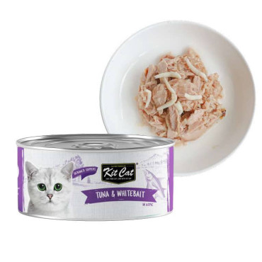 KIT CAT DEBONED TUNA & WHITEBAIT TOPPERS LATA