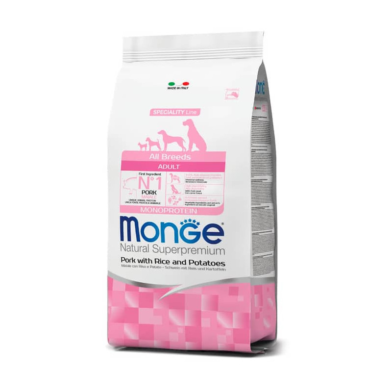 MONGE ALL BREEDS ADULT MONOPROTEIN PORK