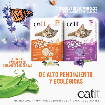 CATIT GO NATURAL ARENA BIODEGRABLE AGLOMERANTE LAVANDA
